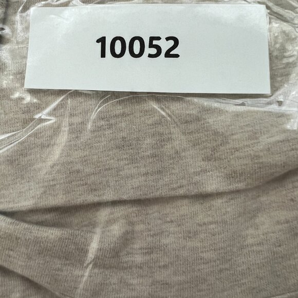 Tweeds Womens Beige Cotton Long Sleeve Turtleneck XL‎ Neutral Minimalist Chic - Picture 9 of 9